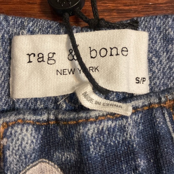 Rag’n’Bone cotton, Terry crop joggers - Picture 3 of 8